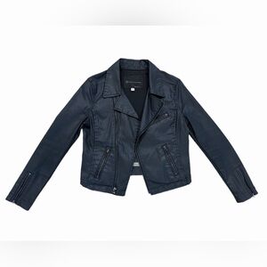 AG Adriano Goldschmied Black Biker Jacket - Size Small